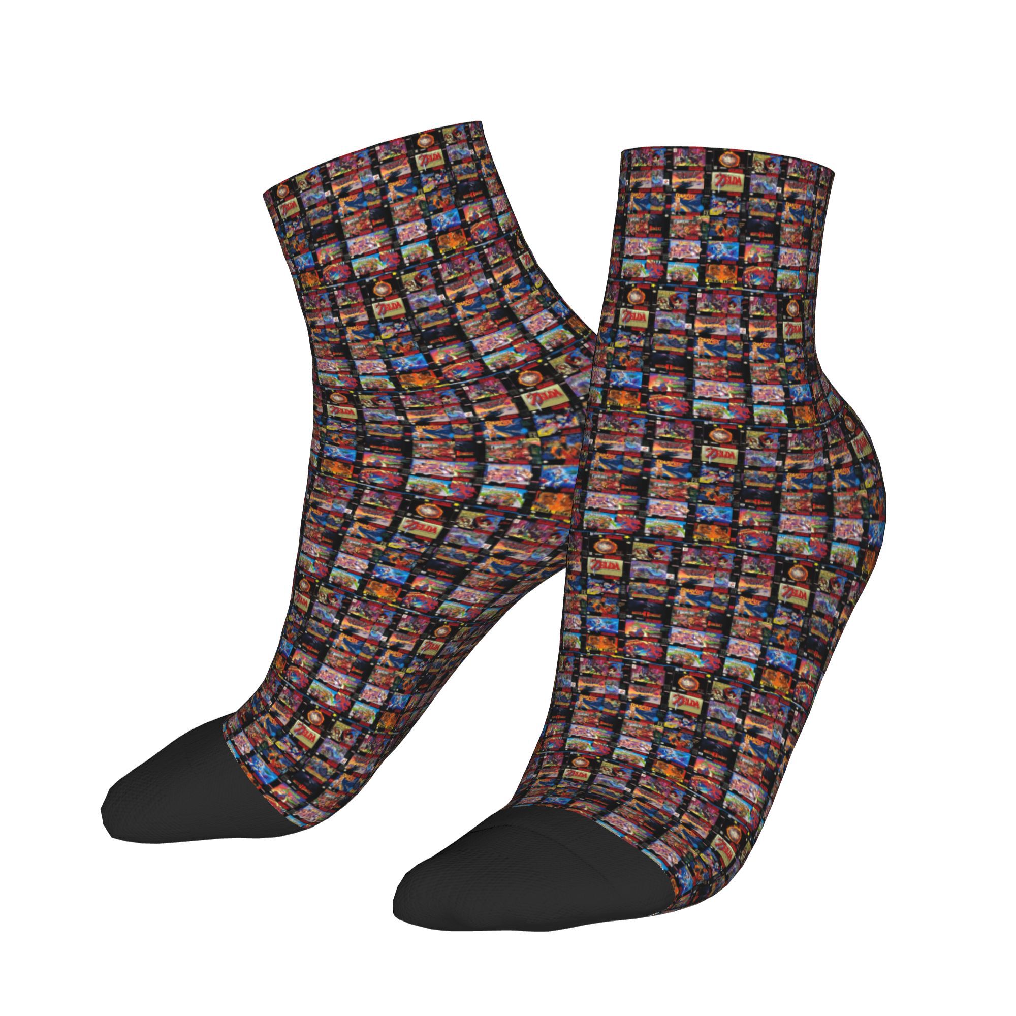 Youtube Gaming Accessories - Retro Gaming boxes Socks Harajuku High