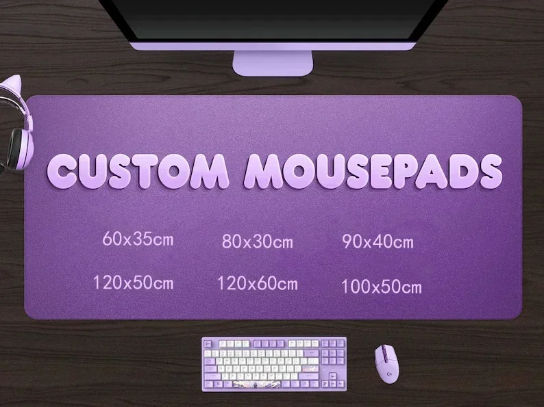 Desk Corner Mat - Create Your Own Personalized Mousepad Print