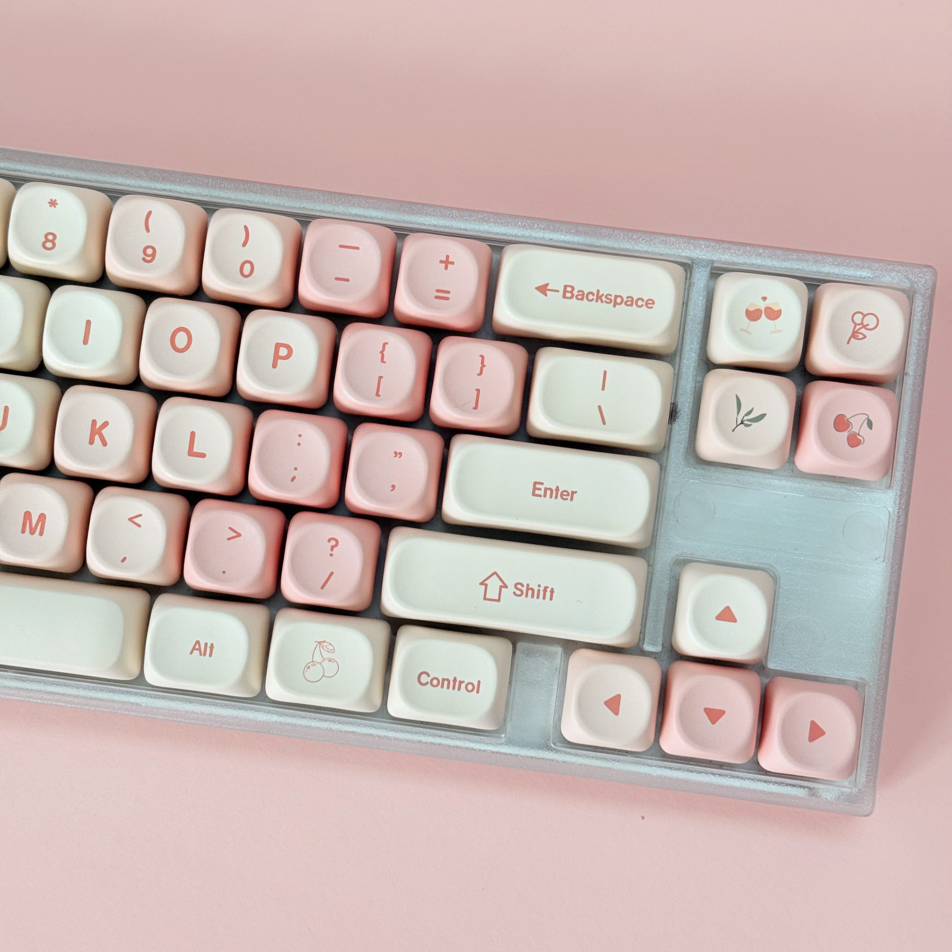 Pink Cherry Cute Style Keycaps – Keyboard Numpad Separate Bewertung und Preis