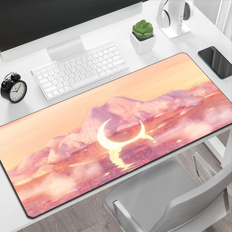 Pc Mouse Pad Gaming Pink Moon  – Gaming Accessories Pc Setup Bewertung und Preis