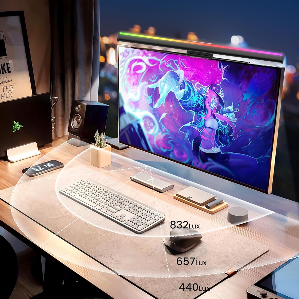 Screen Hanging Lamp Monitor Li – Gaming Accessories Wall Mount Bewertung und Preis