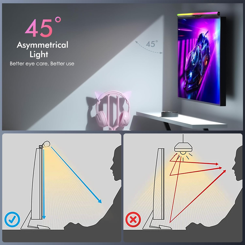 Screen Hanging Lamp Monitor Li – Gaming Accessories Wall Mount Bewertung und Preis