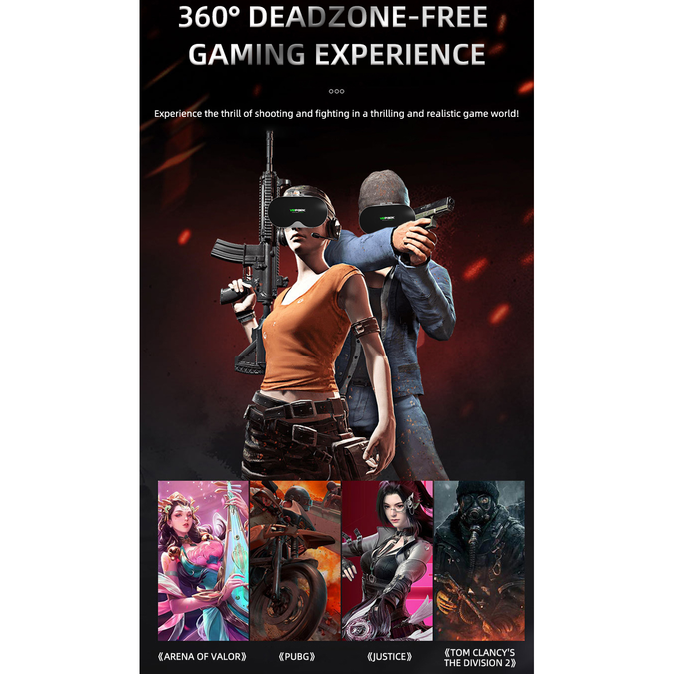 Virtual Reality 3D VR Glasses  – Virtual Gaming Accessories Bewertung und Preis
