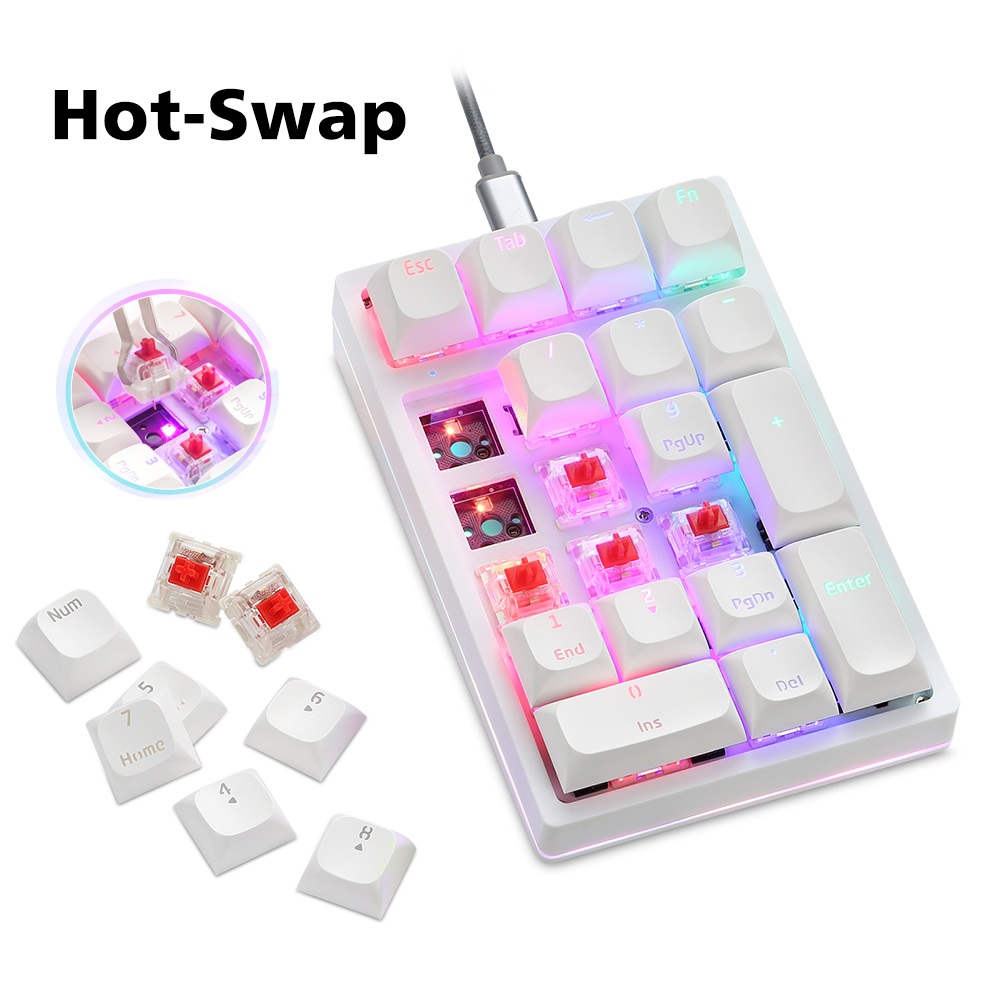 K24Pro 21Keys Number Pad Mecha – Keyboard Numpad Separate Bewertung und Preis