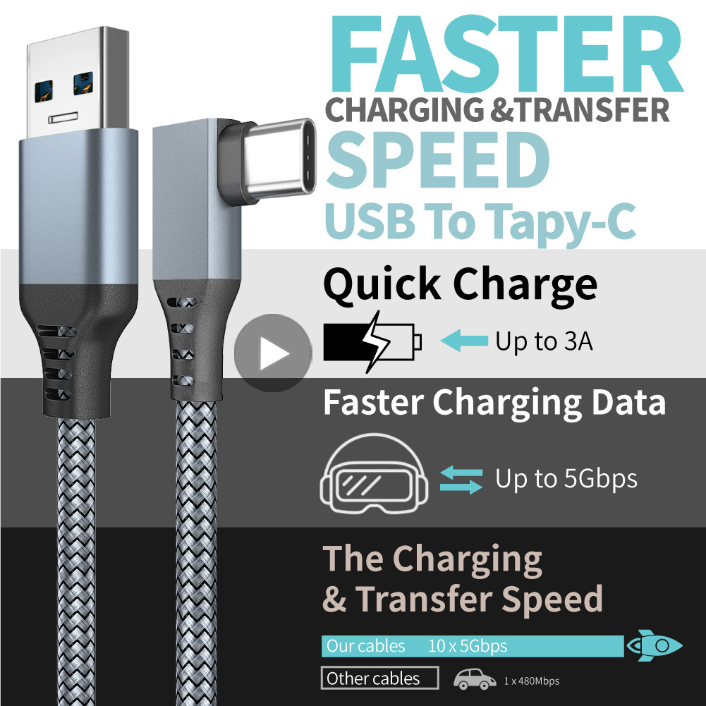 Cable USB A To Type C 5M For M – Virtual Gaming Accessories Bewertung und Preis