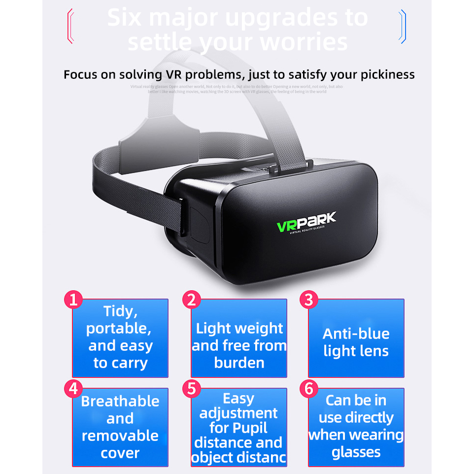 VR Glasses 3D Virtual Reality  – Virtual Gaming Accessories Bewertung und Preis