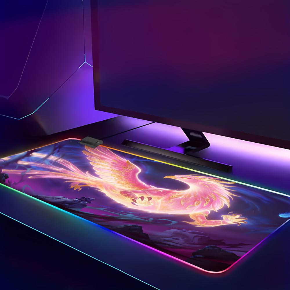 RGB LED Blue Dragon Mouse Pad  – Gaming Accessories Pc Setup Bewertung und Preis