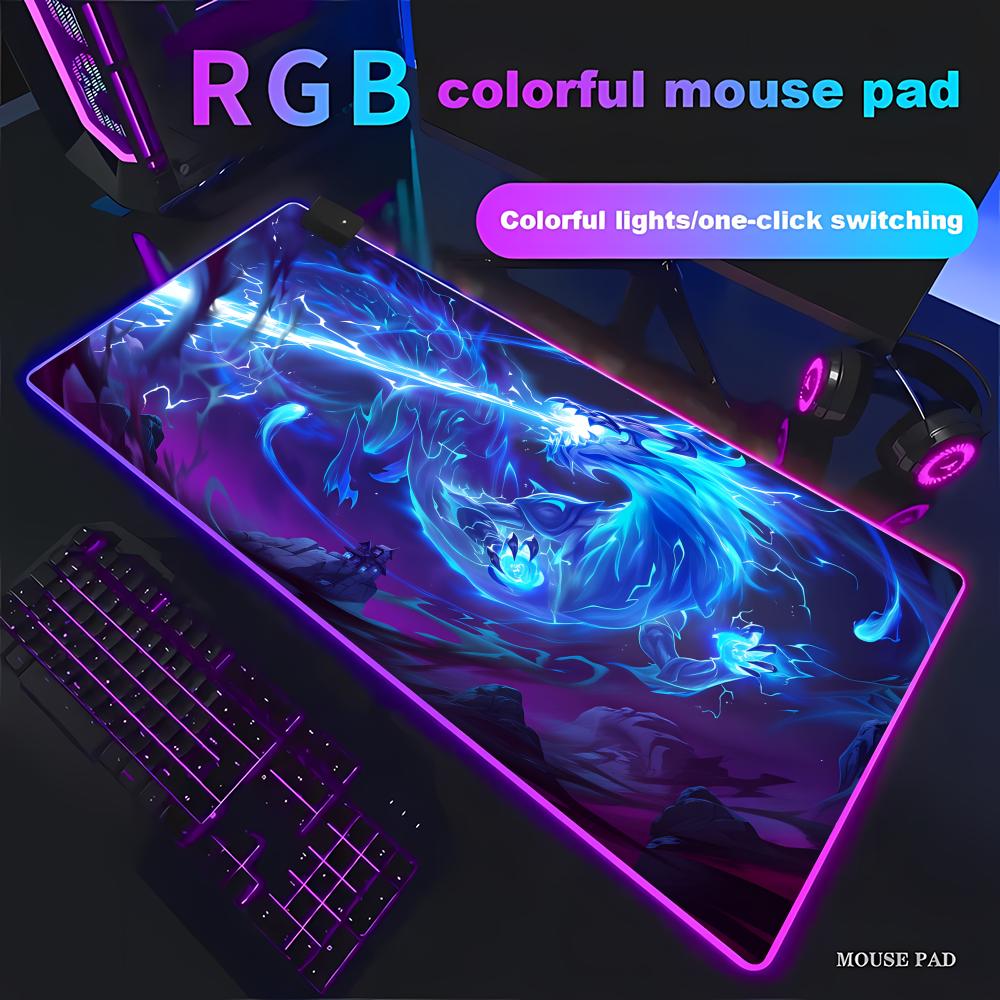 RGB LED Blue Dragon Mouse Pad  – Gaming Accessories Pc Setup Bewertung und Preis