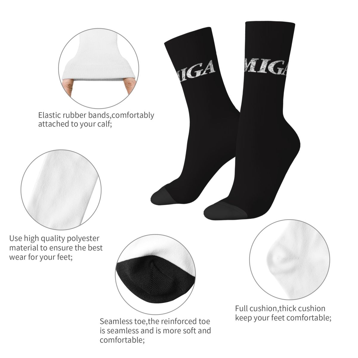 Amiga Gaming Socks Harajuku Sw – Youtube Gaming Accessories Bewertung und Preis