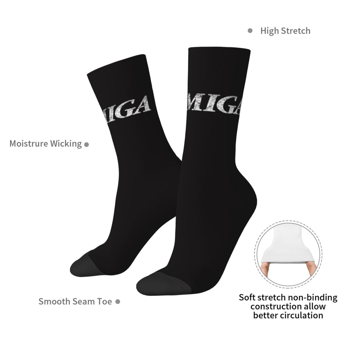 Amiga Gaming Socks Harajuku Sw – Youtube Gaming Accessories Bewertung und Preis