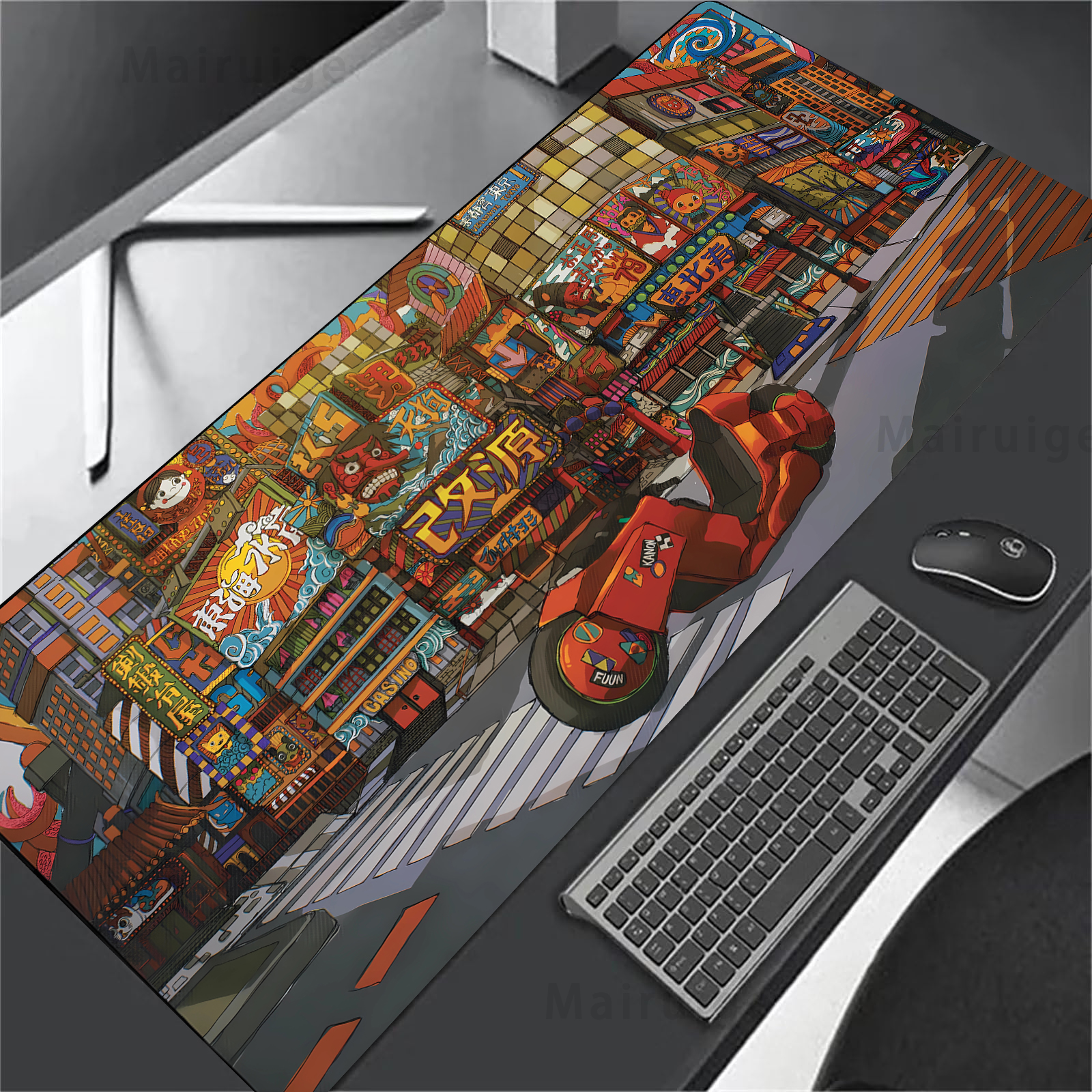 Large Mouse Pad Japanese Stree – Gaming Accessories Pc Setup Bewertung und Preis