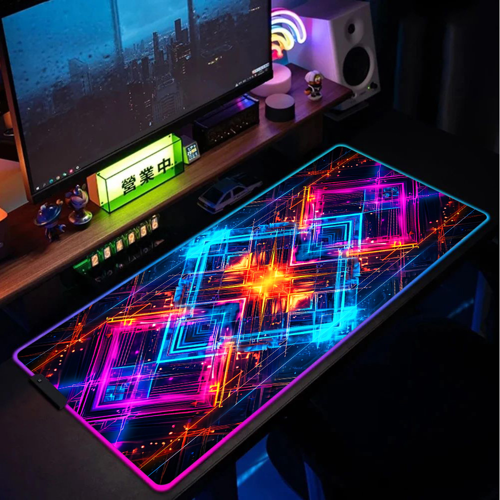 Neon Geometric Energy Matrix X – Gaming Accessories Pc Setup Bewertung und Preis