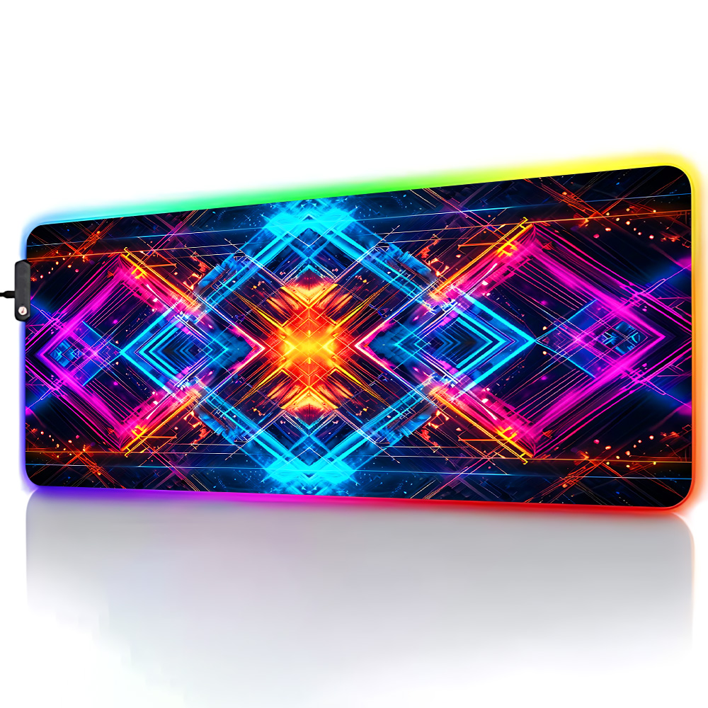 Neon Geometric Energy Matrix X – Gaming Accessories Pc Setup Bewertung und Preis