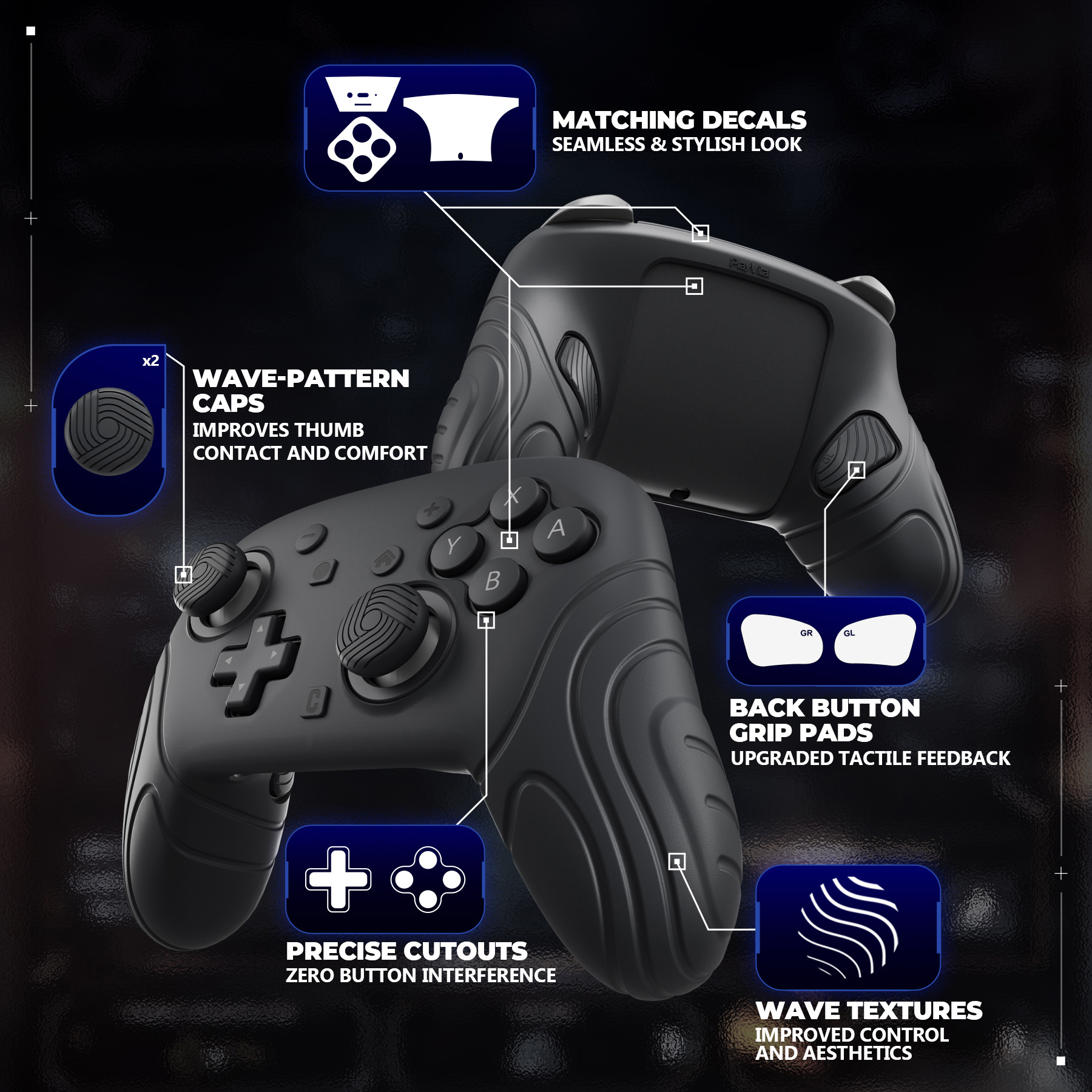 PlayVital Samurai Silicone Cov – Gaming Accessories Nintendo Switch Bewertung und Preis