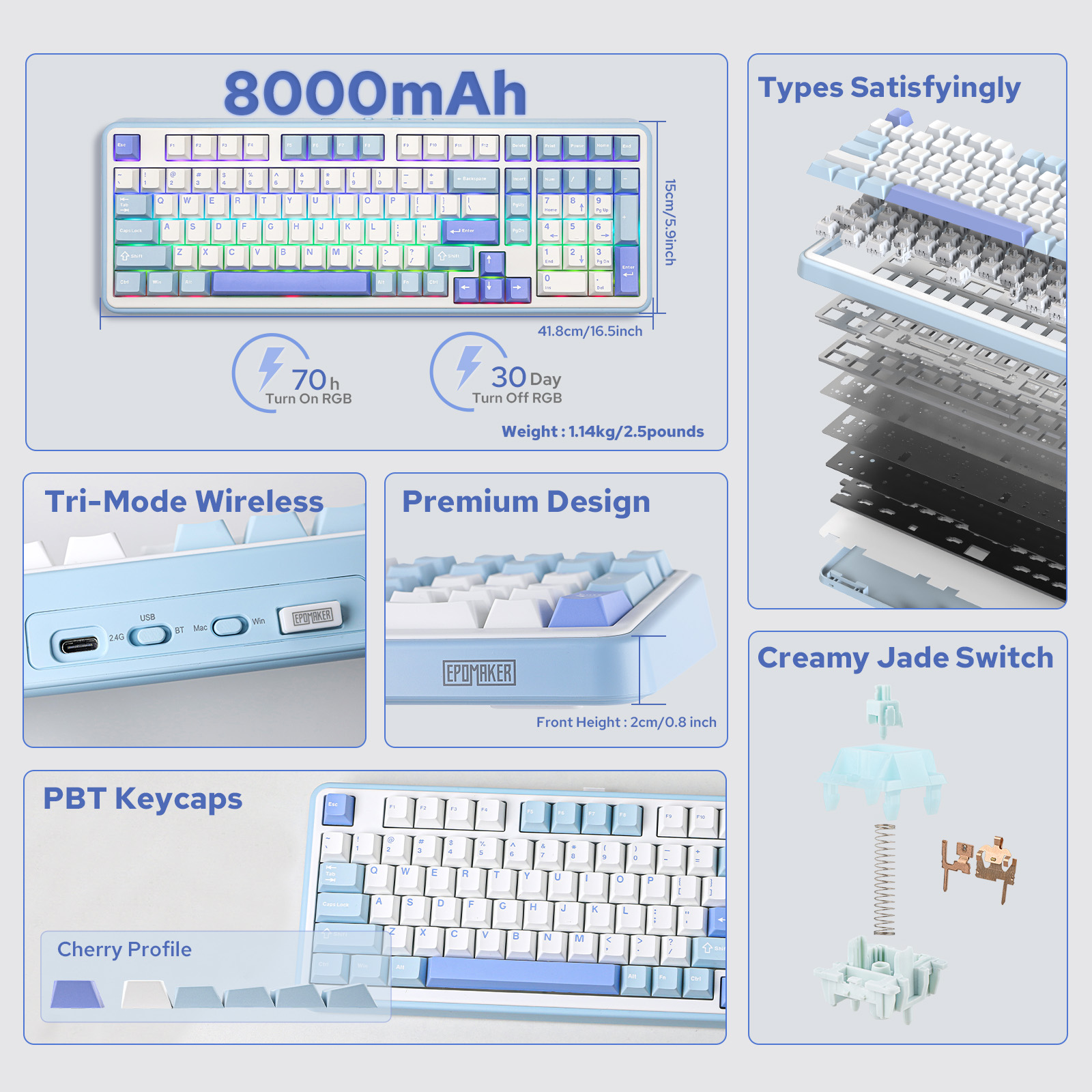 EPOMAKER TH99/TH99 Plus 96% QW – Keyboard Numpad Separate Bewertung und Preis