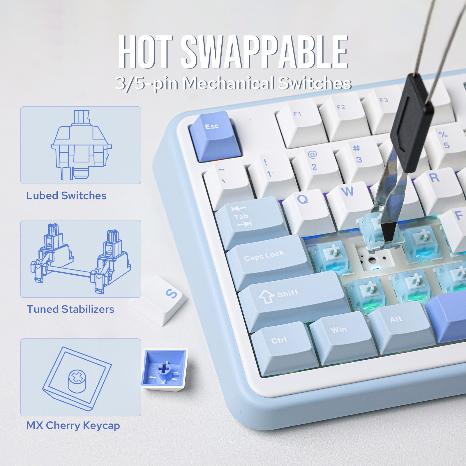 EPOMAKER TH99/TH99 Plus 96% QW – Keyboard Numpad Separate Bewertung und Preis