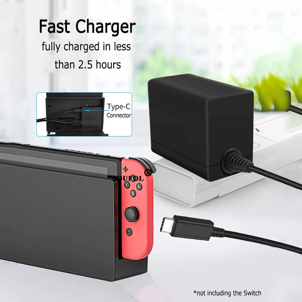 AC Power Adapter Charger For N – Gaming Accessories Nintendo Switch Bewertung und Preis