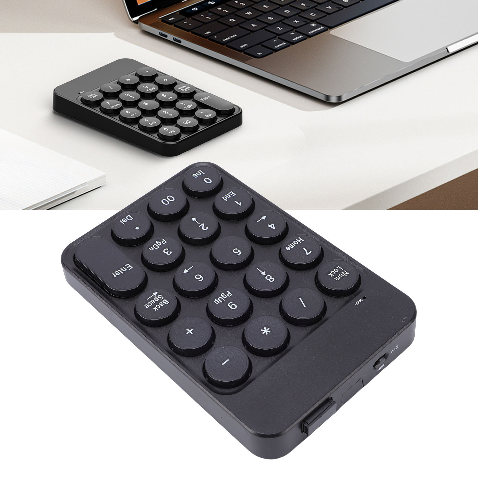 Mini Numeric Keypad with Round – Keyboard Numpad Separate Bewertung und Preis