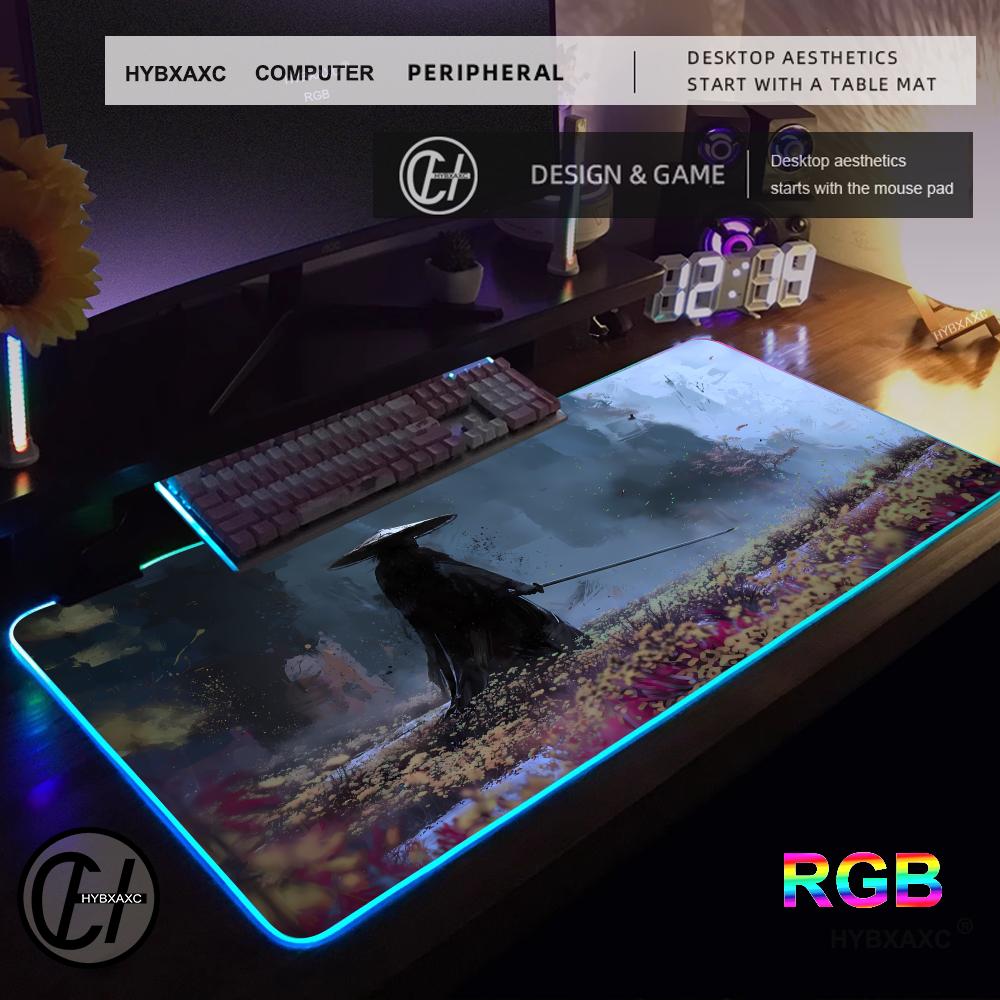 RGB Samurai Warrior Mouse Pad  – Gaming Accessories Companies Bewertung und Preis