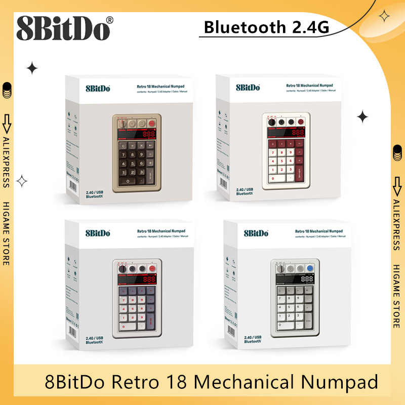 8BitDo Retro 18 Mechanical Num – Keyboard Numpad Separate Bewertung und Preis