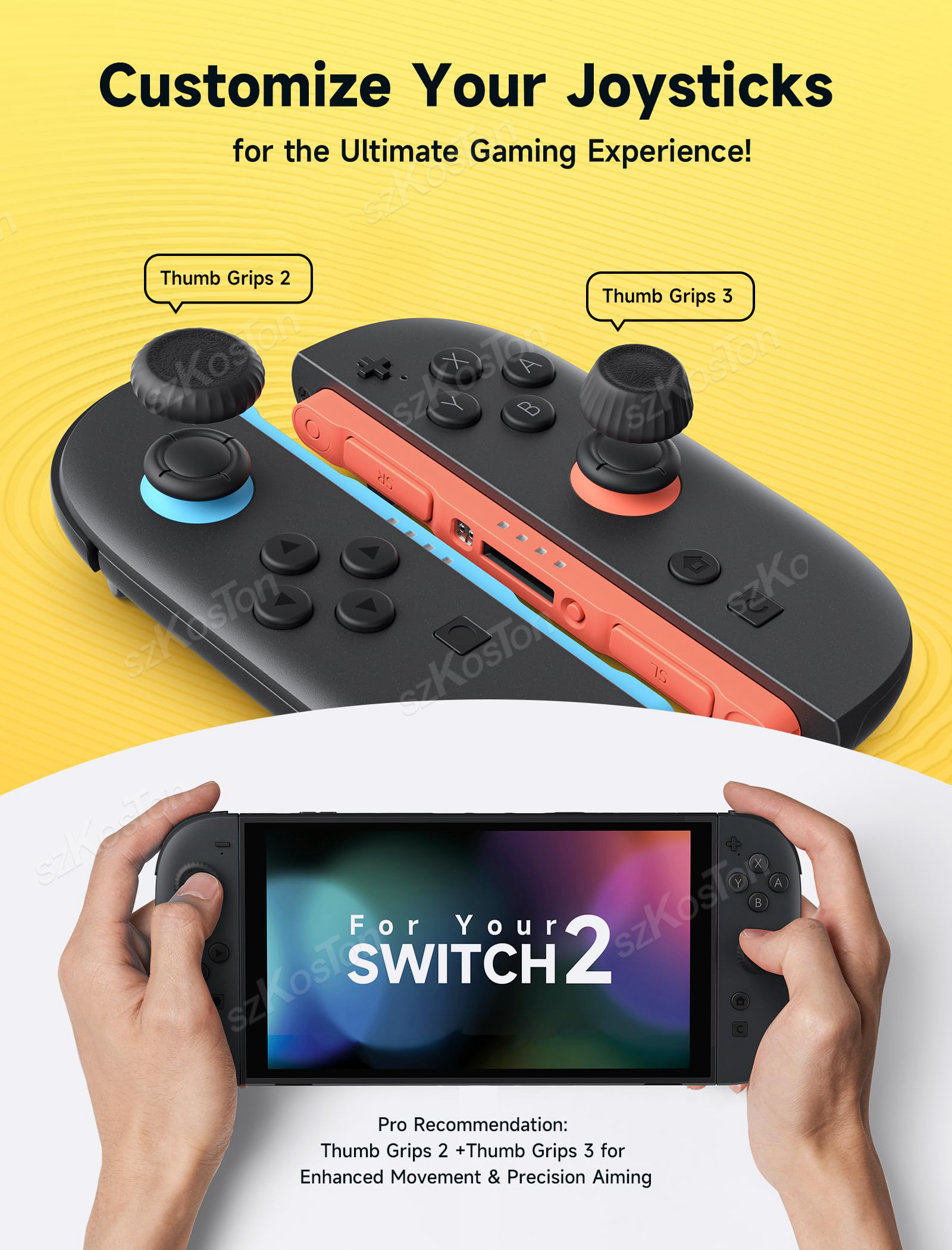 Thumb Grips Caps for Switch 2  – Gaming Accessories Nintendo Switch Bewertung und Preis