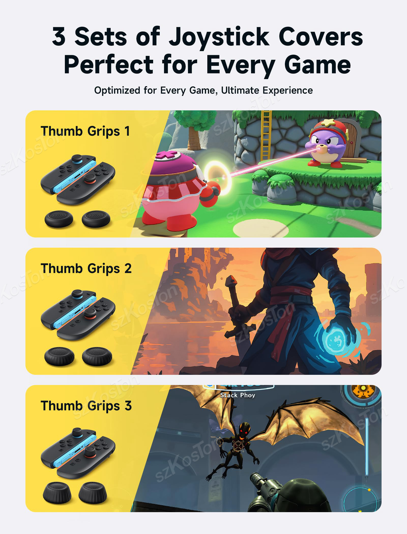 Thumb Grips Caps for Switch 2  – Gaming Accessories Nintendo Switch Bewertung und Preis