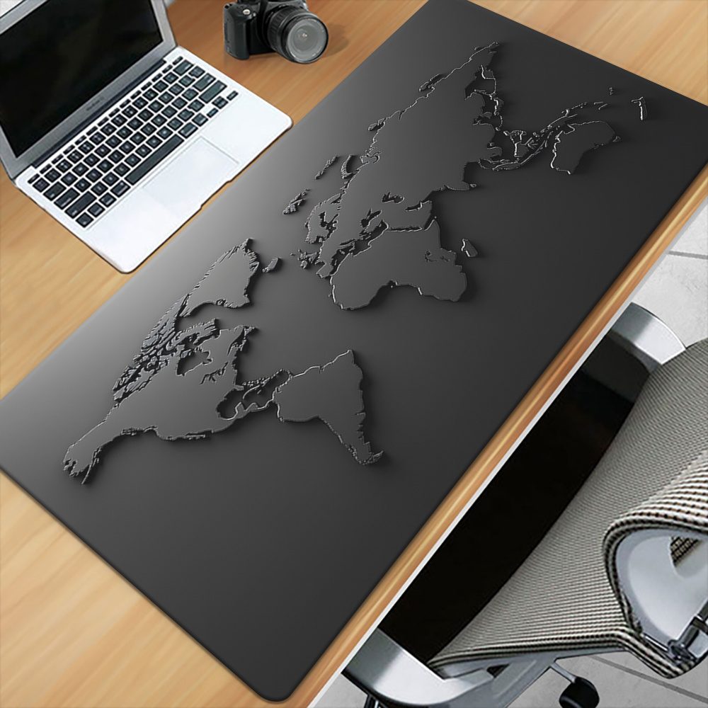Black and Gray Gradient Map De – Desk Corner Mat Bewertung und Preis