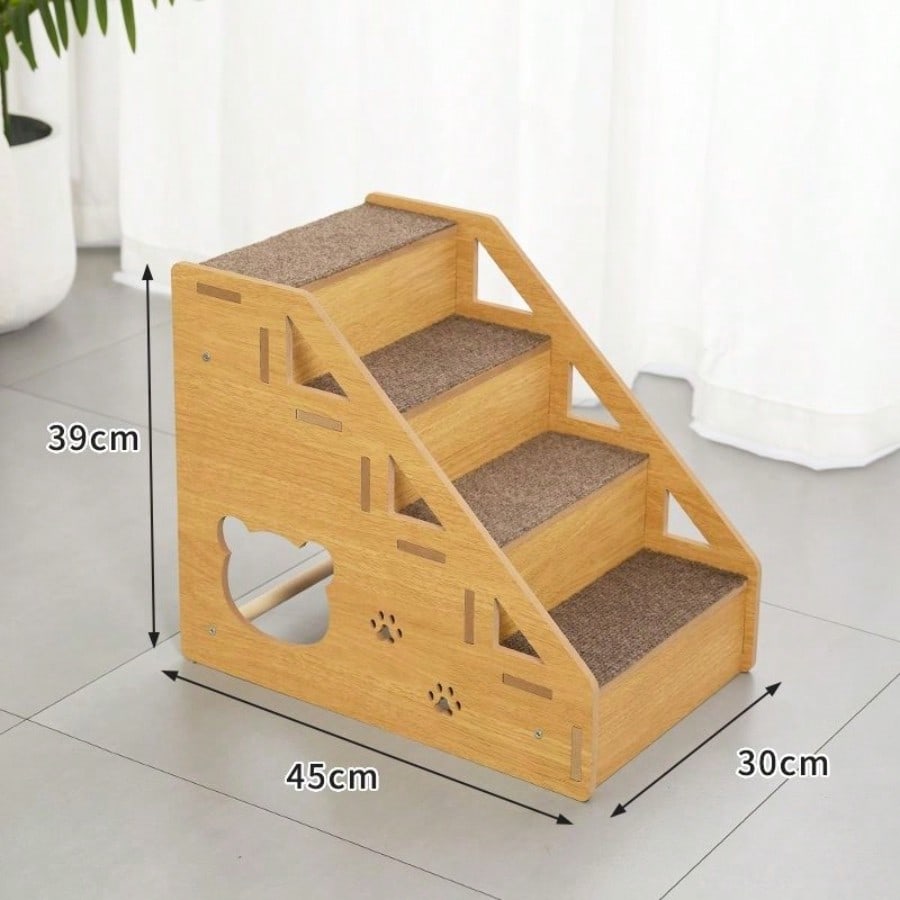 Wooden Right‑Angle Pet Stairs  – Desk Corner Mat Bewertung und Preis