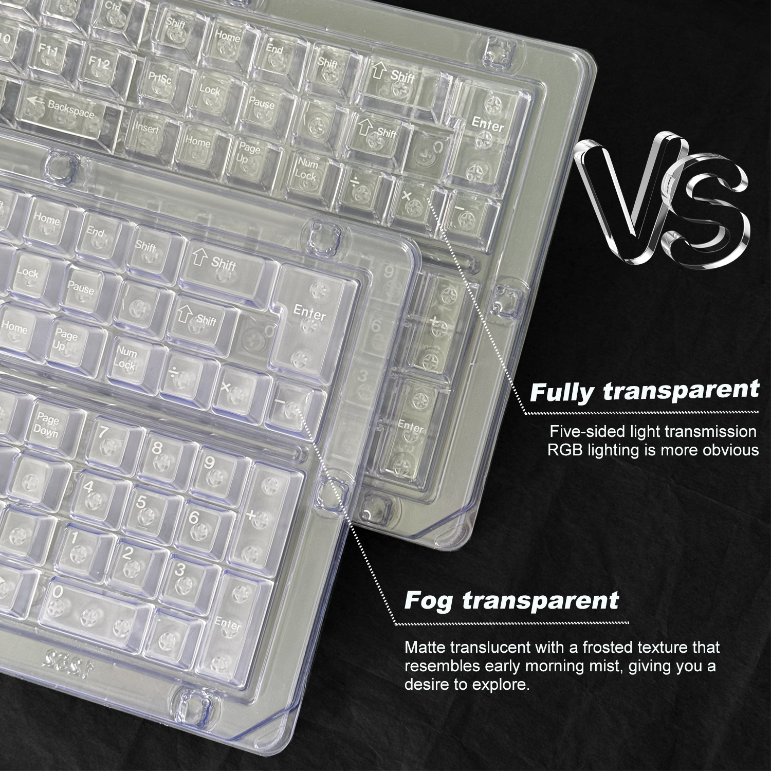 Clear Transparent & Frosted Tr – Keyboard Numpad Separate Bewertung und Preis
